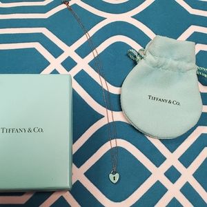 Tiffany's heart lock necklace